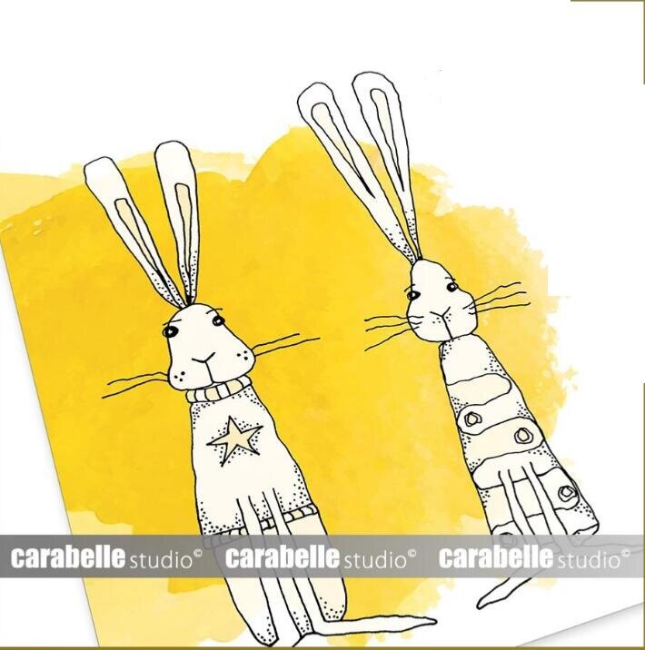 Cartoon Rabbit Transparent Clear Silicone Stamp/Se..